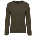 Dames Sweater Kariban BIO raglanmouwen Mossy Green